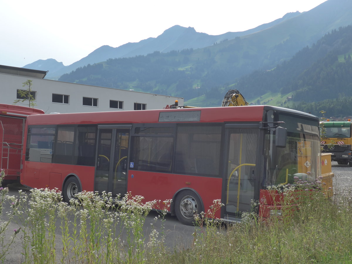 (182'160) - AFA Adelboden - Nr. 55 - MAN/Gppel am 22. Juli 2017 in Frutigen, Garage