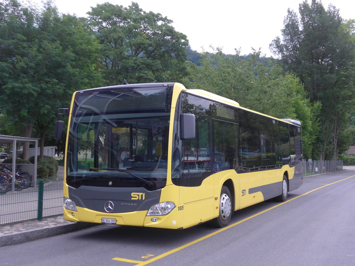 (182'175) - STI Thun - Nr. 185/BE 804'185 - Mercedes am 22. Juli 2017 bei der Schifflndte Thun