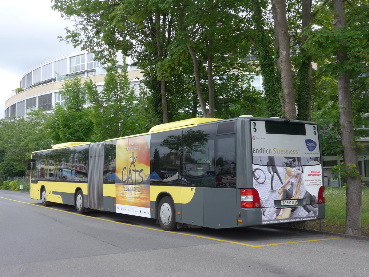 (182'194) - STI Thun - Nr. 141/BE 801'141 - MAN am 23. Juli 2017 bei der Schifflndte Thun