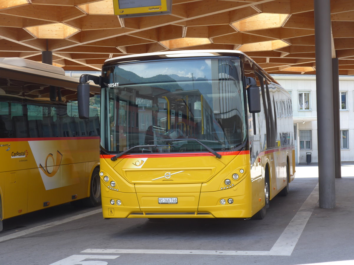 (182'199) - Buchard, Leytron - VS 346'746 - Volvo am 23. Juli 2017 beim Bahnhof Sion