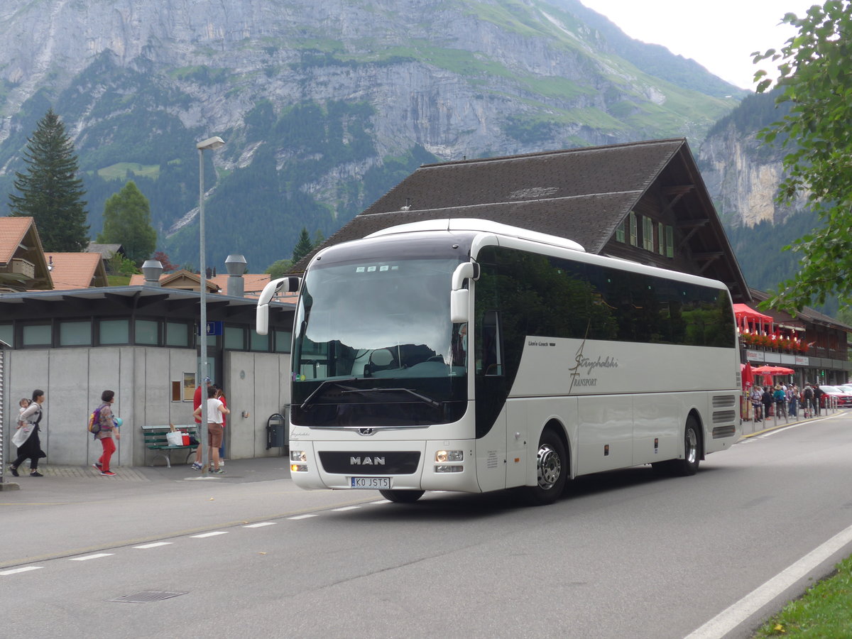 (182'388) - Aus Polen: Strychalski, Krakw - KO JST5 - MAN am 30. Juli 2017 in Grindelwald, Grund