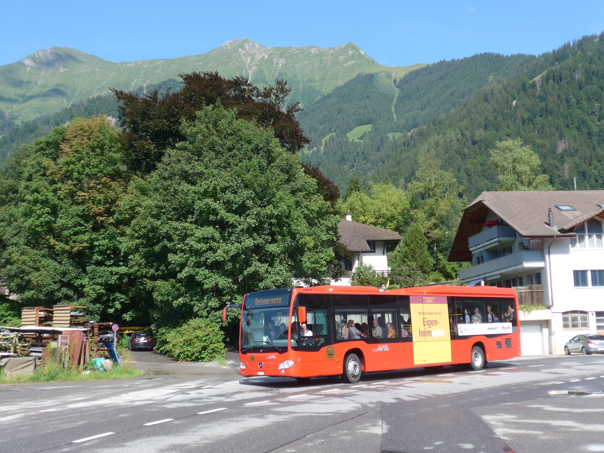 (182'446) - AFA Adelboden - Nr. 27/BE 26'773 - Mercedes am 31. Juli 2017 in Frutigen, Alter Bahnhof