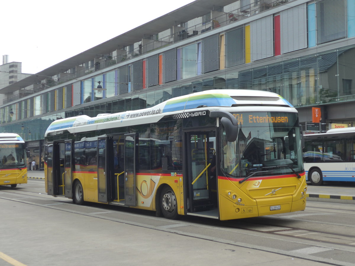 (182'528) - PostAuto Ostschweiz - TG 209'422 - Volvo am 3. August 2017 beim Bahnhof Frauenfeld