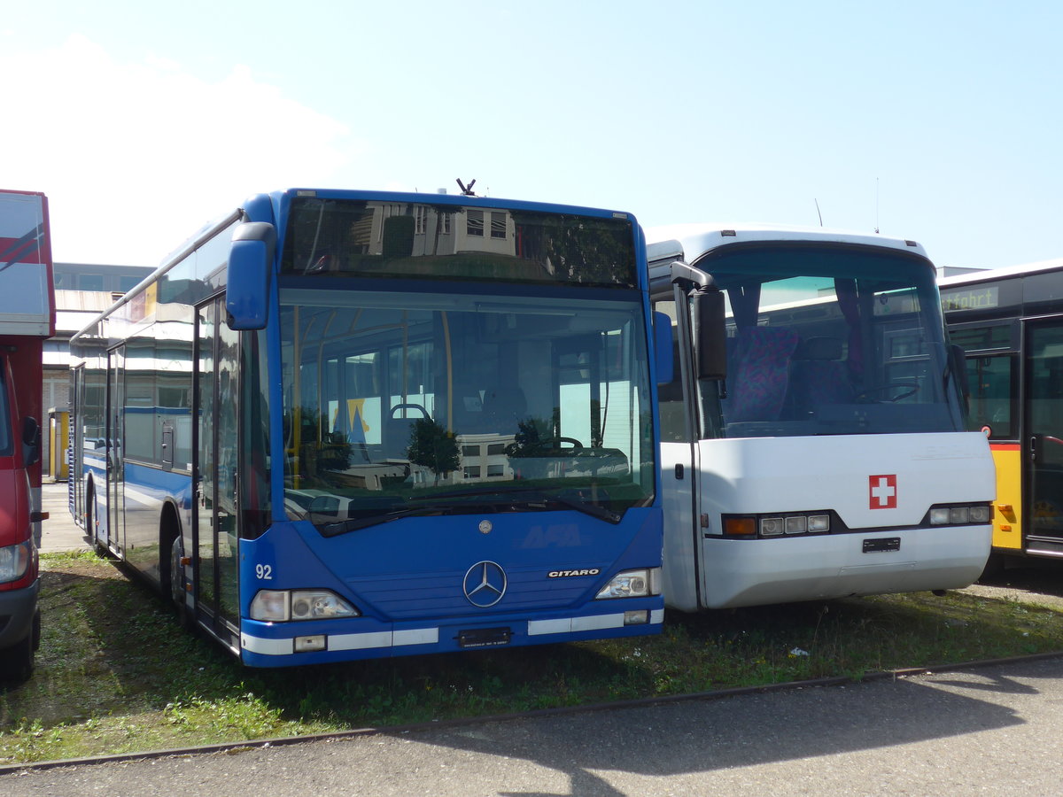 (182'578) - AFA Adelboden - Nr. 92 - Mercedes (ex Nr. 4) am 3. August 2017 in Frauenfeld, Langdorfstrasse