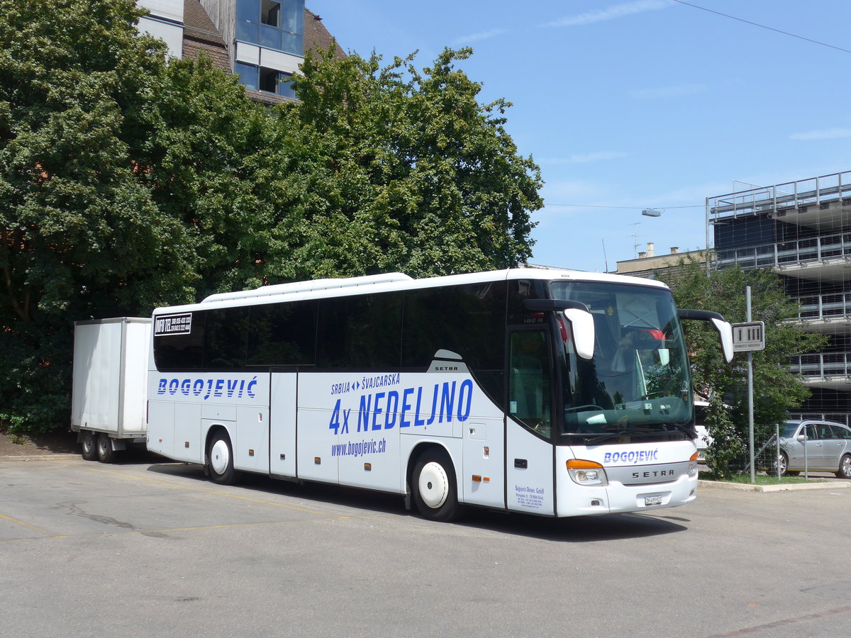 (182'620) - Bogojevic, Zrich - ZH 499'927 - Setra am 3. August 2017 in Zrich, Sihlquai