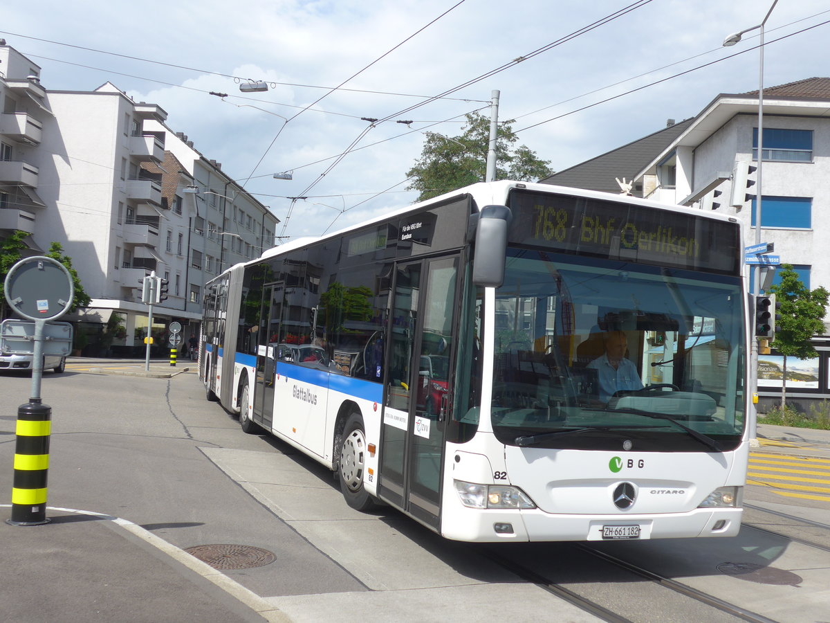 (182'647) - Welti-Furrer, Bassersdorf - Nr. 82/ZH 661'182 - Mercedes am 3. August 2017 beim Bahnhof Zrich-Oerlikon