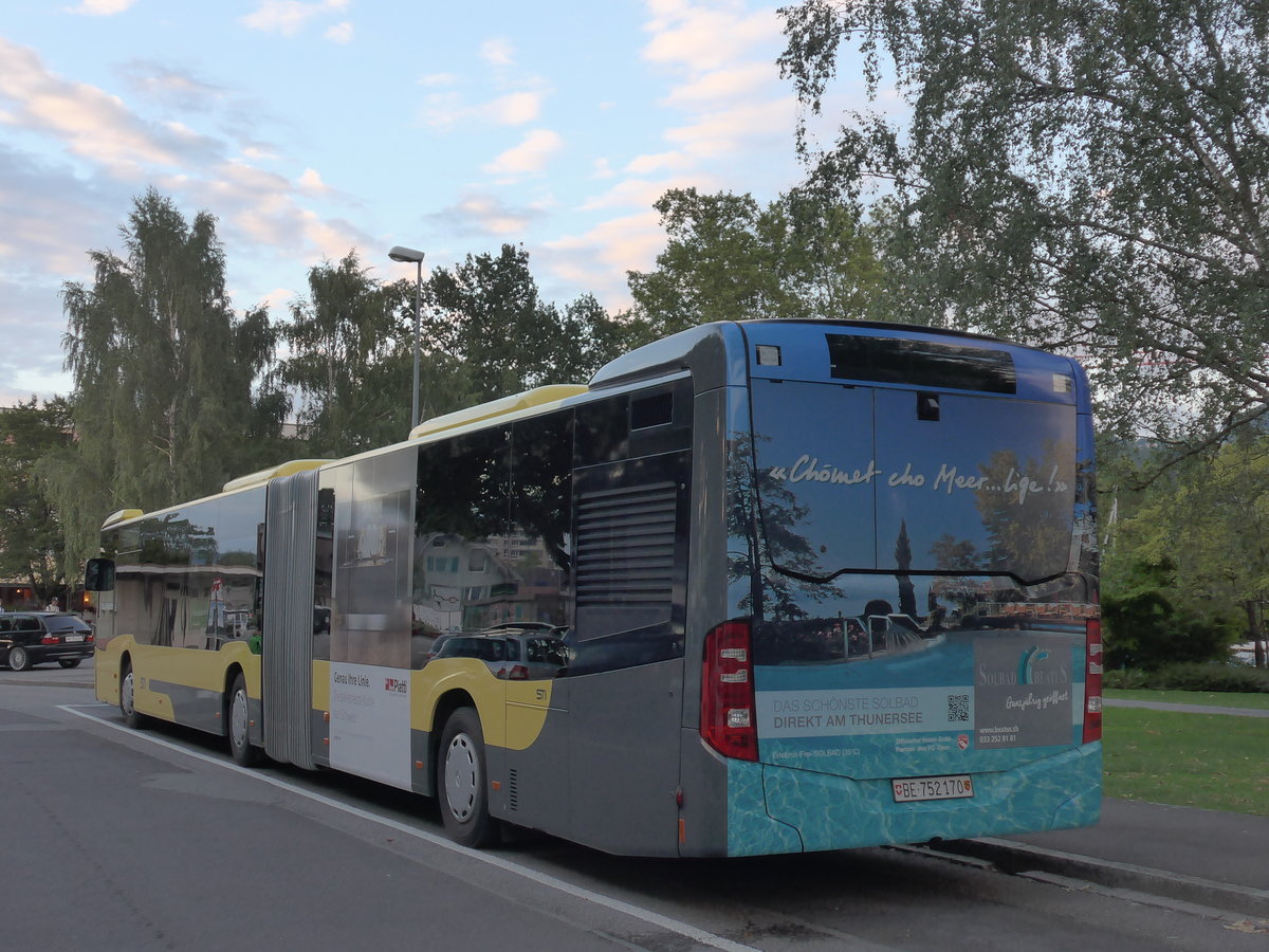 (182'686) - STI Thun - Nr. 170/BE 752'170 - Mercedes am 4. August 2017 in Thun, Lachen