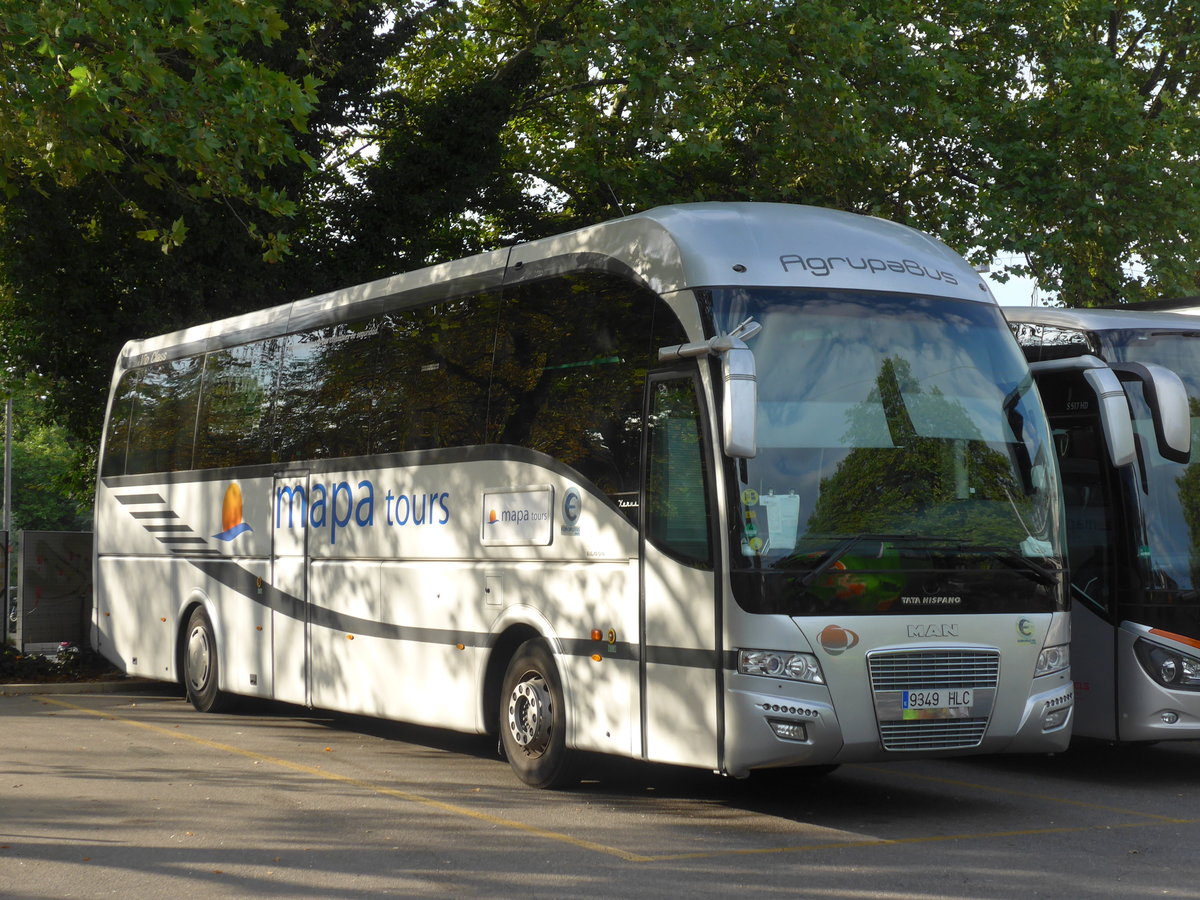 (182'711) - Aus Spanien: Mapa Tours, Madrid - 9349 HLC - MAN/Tata-Hispano am 5. August 2017 in Zrich, Sihlquai