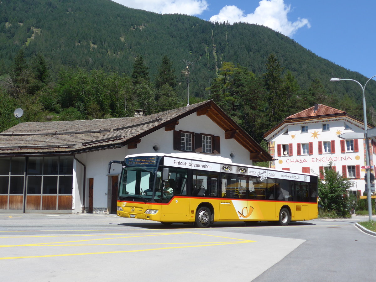 (182'752) - PostAuto Graubnden - GR 159'234 - Mercedes am 5. August 2017 in Martina, Cunfin