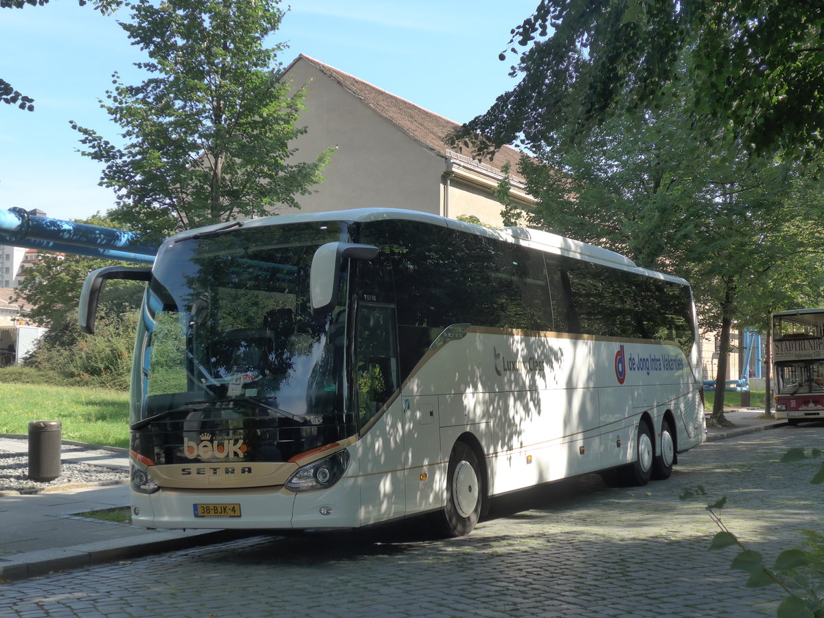 (182'872) - Aus Holland: Beuk, Noordwijk - Nr. 342/38-BJK-4 - Setra am 8. August 2017 in Dresden, Am Zwingerteich