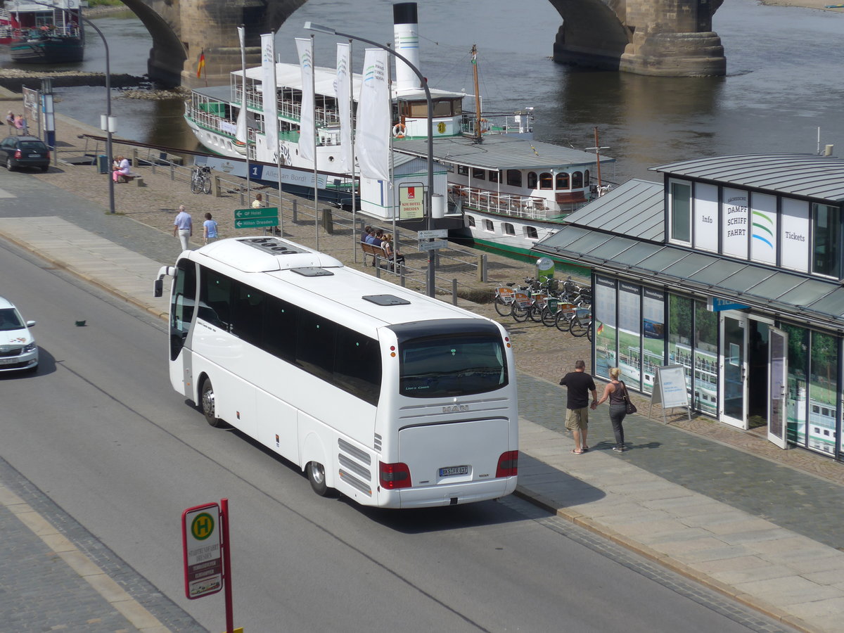 (182'911) - ??? - BKS-FR 817 - MAN am 8. August 2017 in Dresden, Terrassenufer