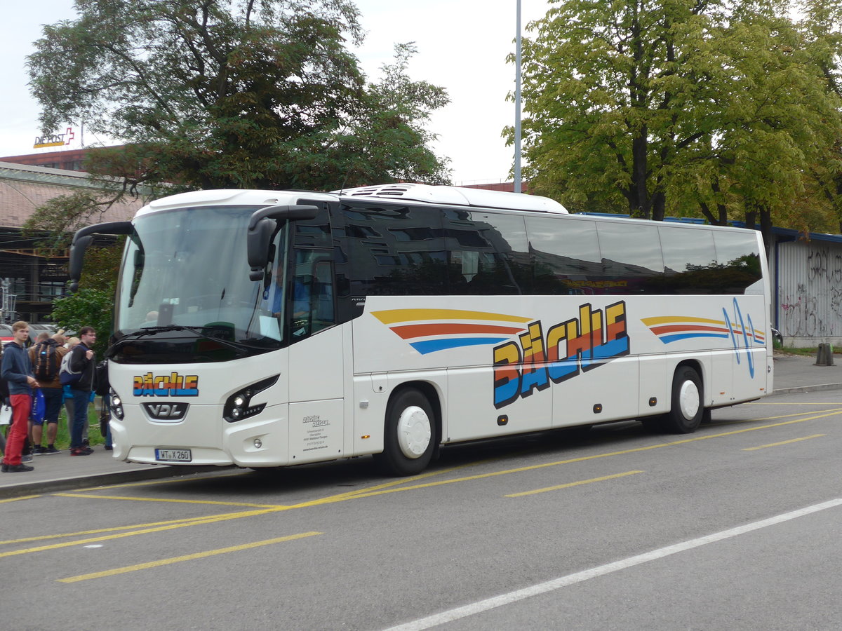 (183'772) - Aus Deutschland: Bchle, Waldshut - WT-X 260 - VDL am 21. August 2017 beim Bahnhof Basel