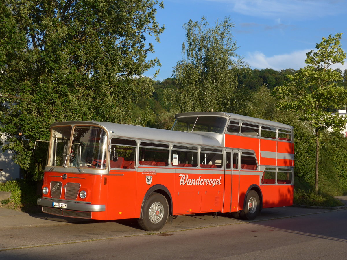 (183'860) - Radlmeier, Ergoldsbach - LA-RD 123H - FBW/Vetter-R&J Anderthalbdecker (ex FRAM Drachten/NL Nr. 20; ex Wespe, Altsttten; ex AFA Adelboden Nr. 4) am 22. August 2017 in Herrenberg, H+ Hotel