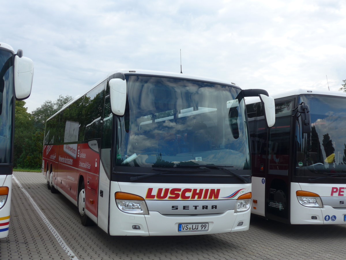 (183'878) - Luschin, Bad Drrheim - VS-LU 99 - Setra am 23. August 2017 in Bad Drrheim, Garage