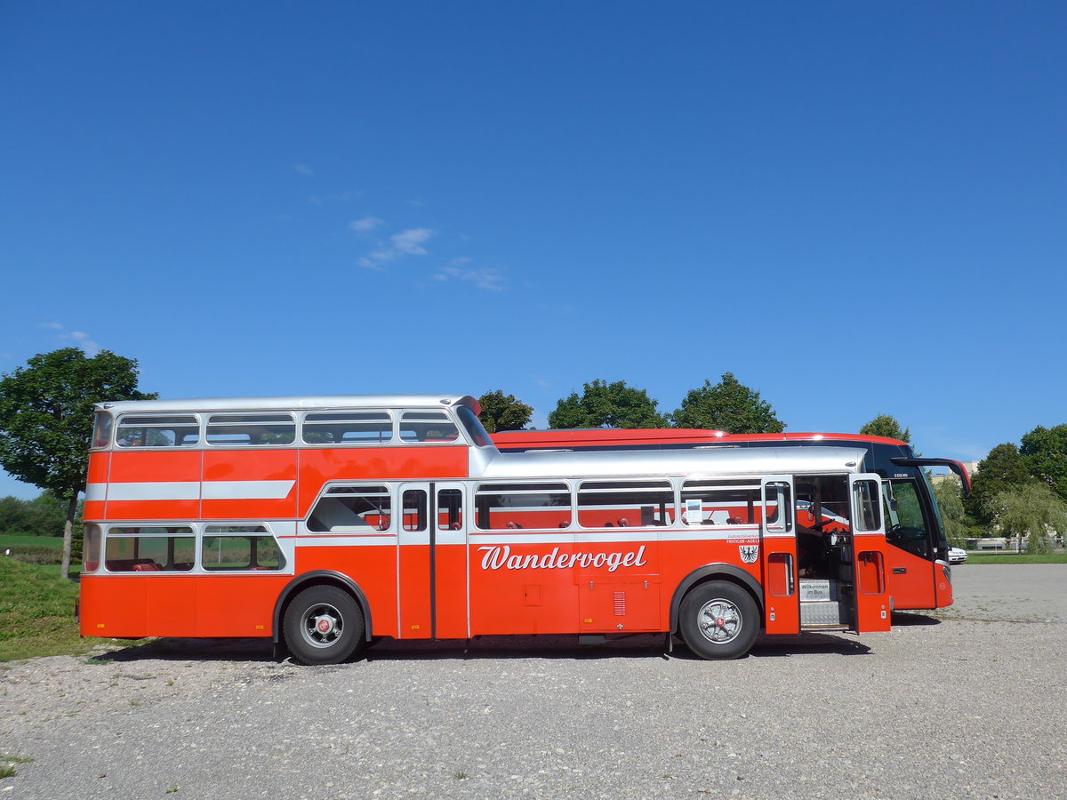 (183'902) - Radlmeier, Ergoldsbach - LA-RD 123H - FBW/Vetter-R&J Anderthalbdecker (ex FRAM Drachten/NL Nr. 20; ex Wespe, Altsttten; ex AFA Adelboden Nr. 4) am 23. August 2017 in Bad Drrheim, Garage Luschin