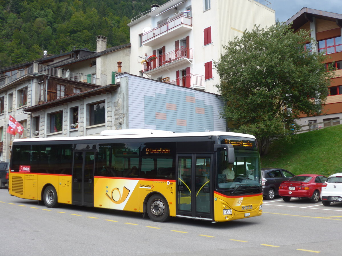 (183'990) - TPC Aigle - VD 1332 - Iveco am 24. August 2017 beim Bahnhof Le Spey