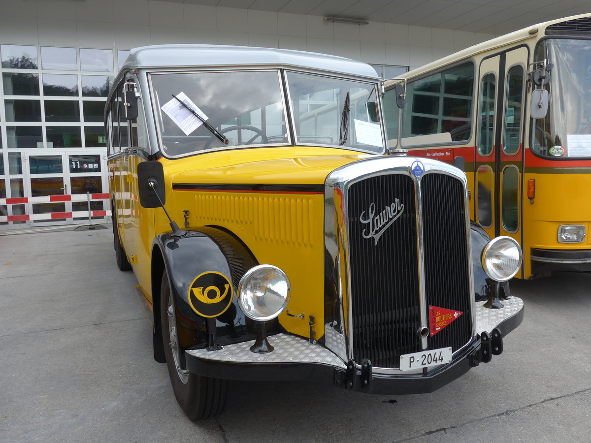 (184'349) - Schmutz, Vaulruz -  P 2044  - Saurer/Saurer (ex Nstle; ex P 23'019; ex P 2044) am 26. August 2017 in Oberkirch, CAMPUS Sursee