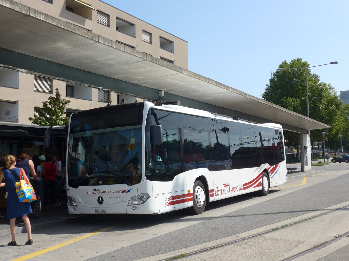 (184'489) - ARAG Ruswil - Nr. 46/LU 15'032 - Mercedes am 26. August 2017 beim Bahnhof Sursee