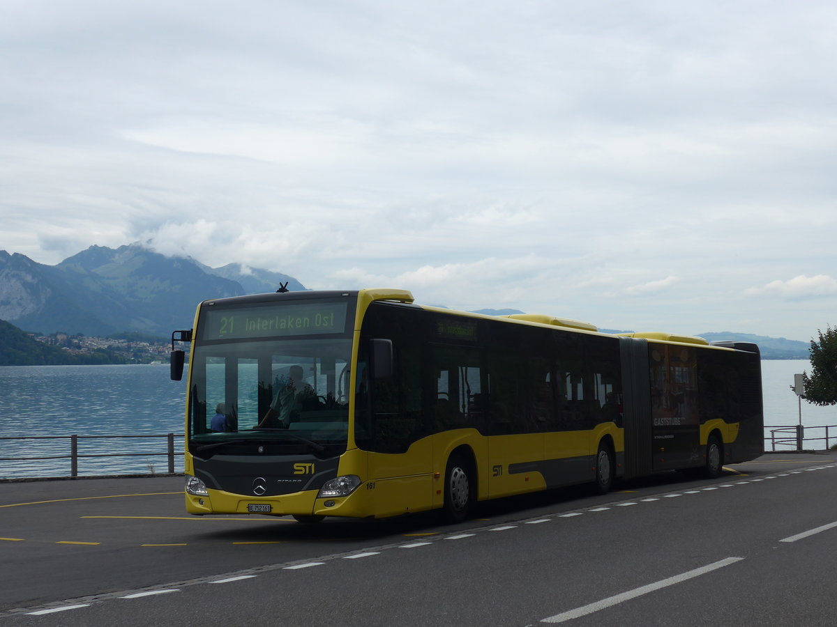 (184'658) - STI Thun - Nr. 161/BE 752'161 - Mercedes am 4. September 2017 in Merligen, Beatenbucht