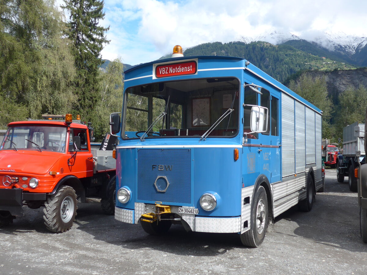 (184'988) - VBZ Zrich - Nr. 440/ZH 30'462 U - FBW/Tscher am 16. September 2017 in Cazis, Bndner Arena