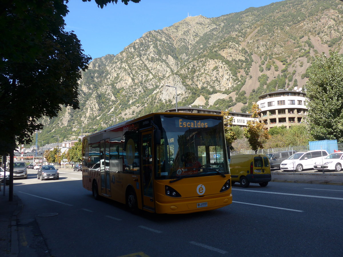 (185'479) - CIA Andorra la Vella - J1117 - UNVI am 28. September 2017 in Andorra la Vella