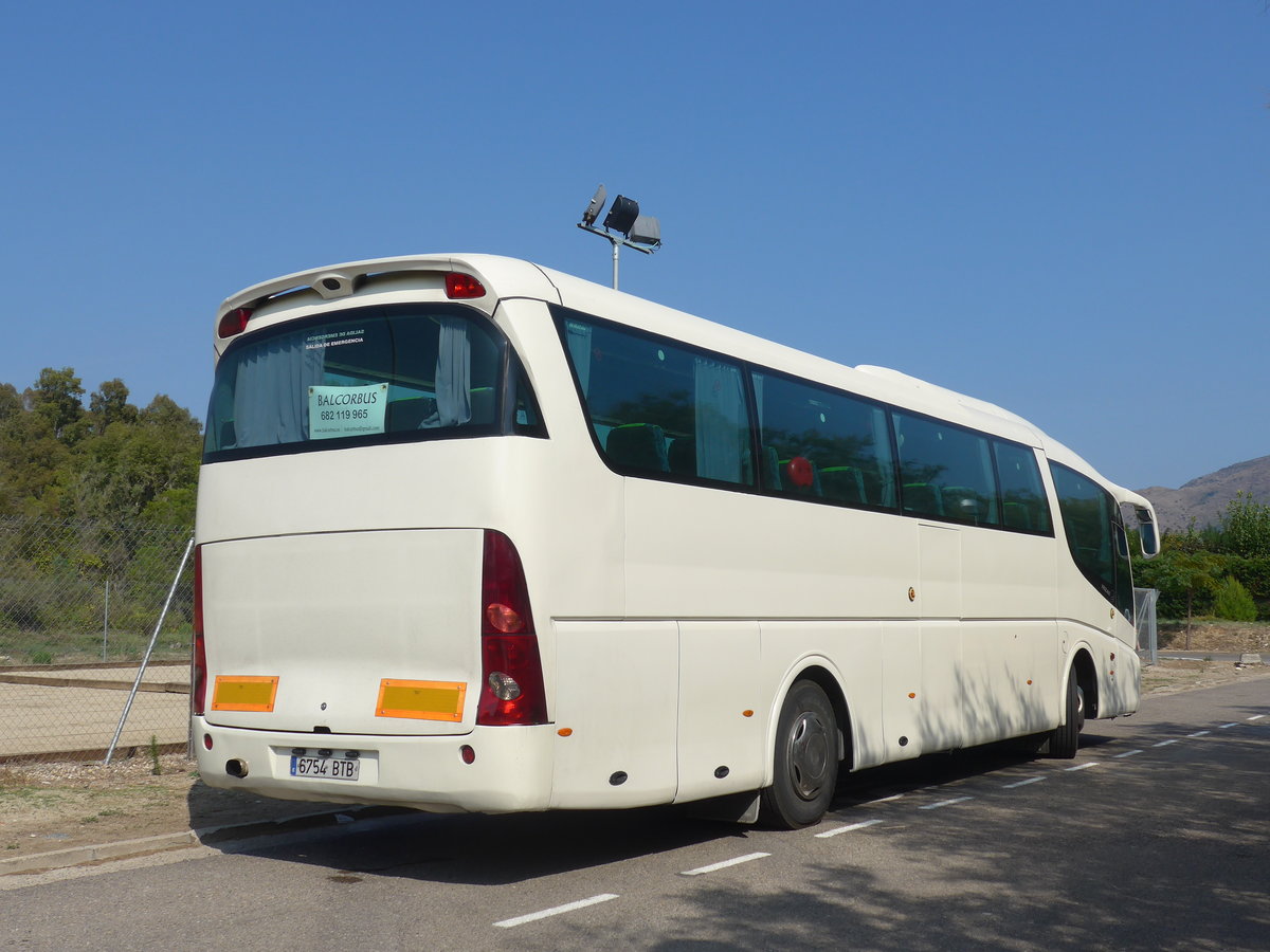 (185'642) - Balcorbus, Boadilla del Monte - 6754 BTB - Irizar am 29. September 2017 in Roses