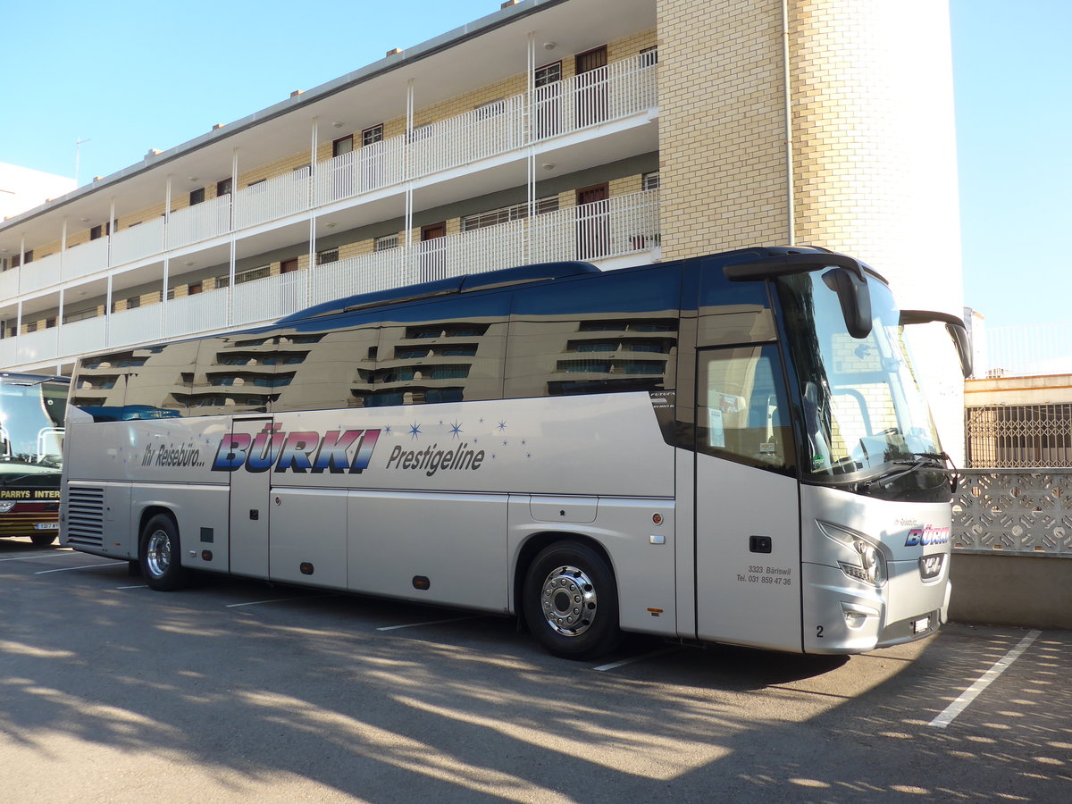 (185'680) - Aus der Schweiz: Brki, Briswil - Nr. 2/BE 122'329 - VDL am 29. September 2017 in Roses, Hotels Meditterneo