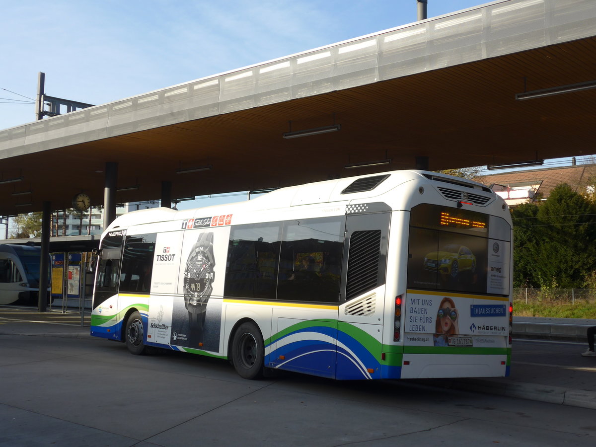 (185'961) - SBK Kreuzlingen - TG 161'787 - Volvo am 19. Oktober 2017 beim Bahnhof Kreuzlingen