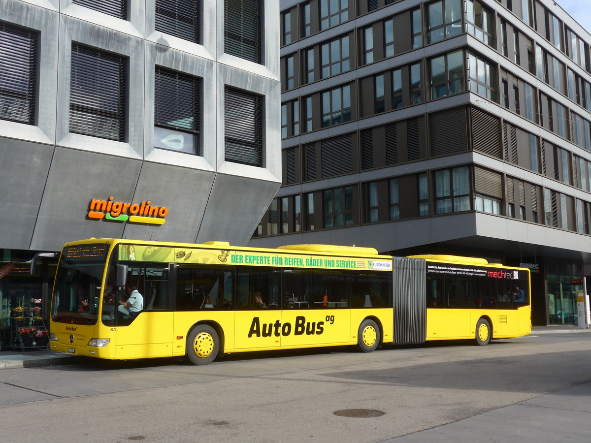 (186'096) - AAGL Liestal - Nr. 84/BL 7030 - Mercedes am 21. Oktober 2017 beim Bahnhof Liestal