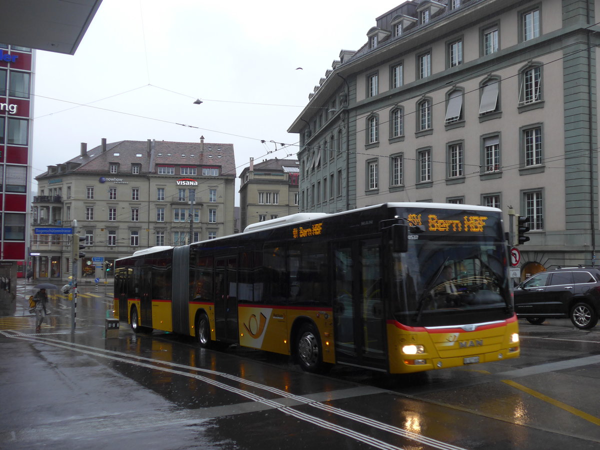 (186'576) - PostAuto Bern - Nr. 668/BE 827'668 - MAN am 25. November 2017 in Bern, Schanzenstrasse