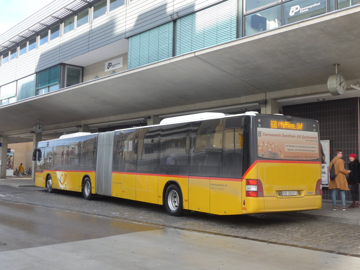 (186'878) - Ryffel, Volketswil - Nr. 295/ZH 26'349 - MAN am 9. Dezember 2017 beim Bahnhof Uster