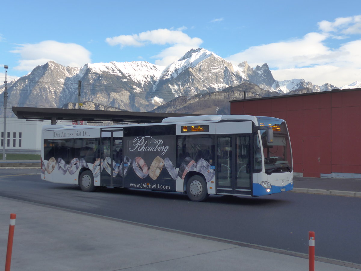 (187'439) - RTB Altsttten - Nr. 58/SG 131'606 - Mercedes am 26. Dezember 2017 beim Bahnhof Sargans