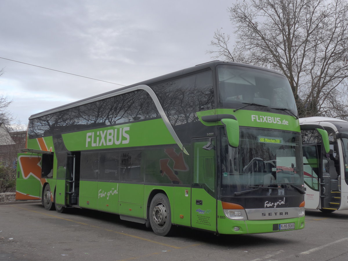 (187'448) - Aus Deutschland: Albus, Mnchen - Nr. M8065/M-EU 8065 - Setra am 26. Dezember 2017 in Zrich, Sihlquai