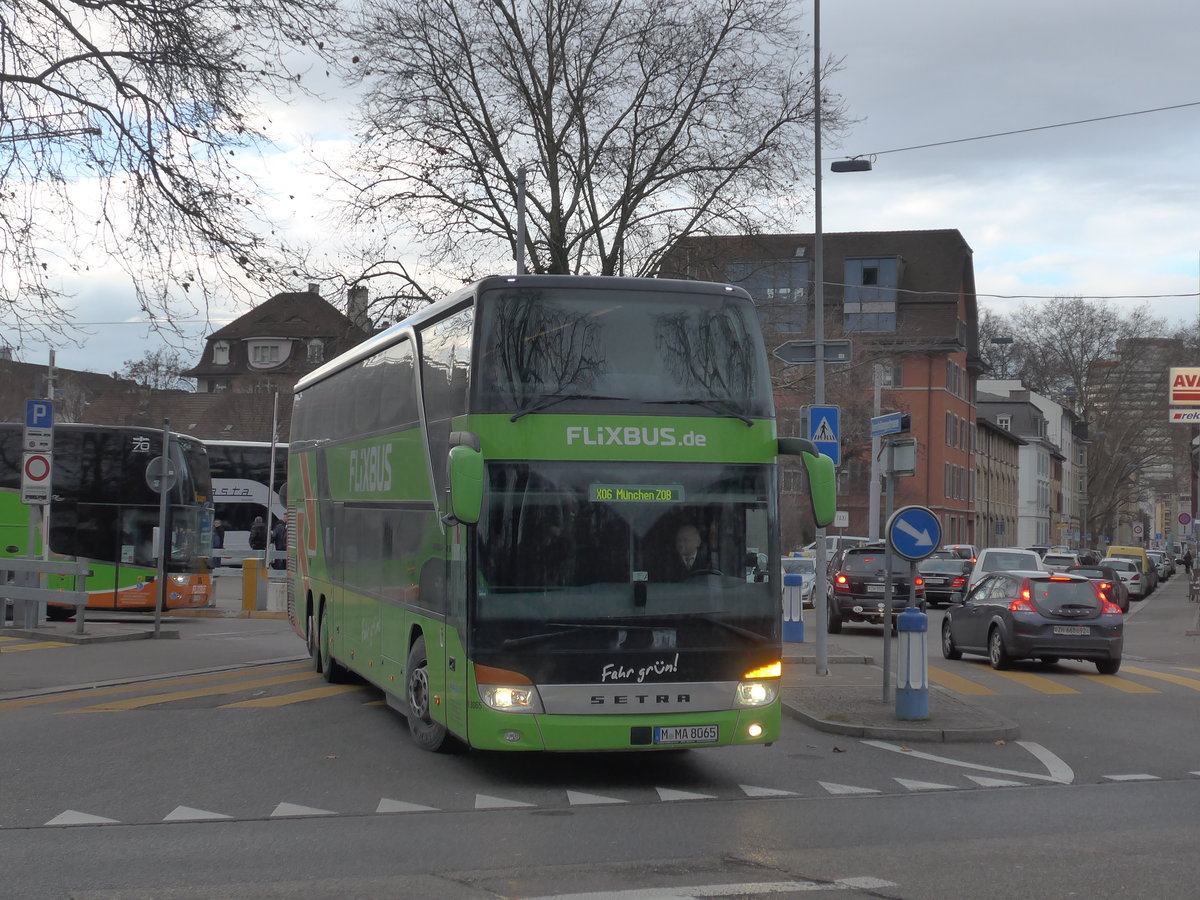 (187'452) - Aus Deutschland: Albus, Mnchen - Nr. M8065/M-EU 8065 - Setra am 26. Dezember 2017 in Zrich, Sihlquai