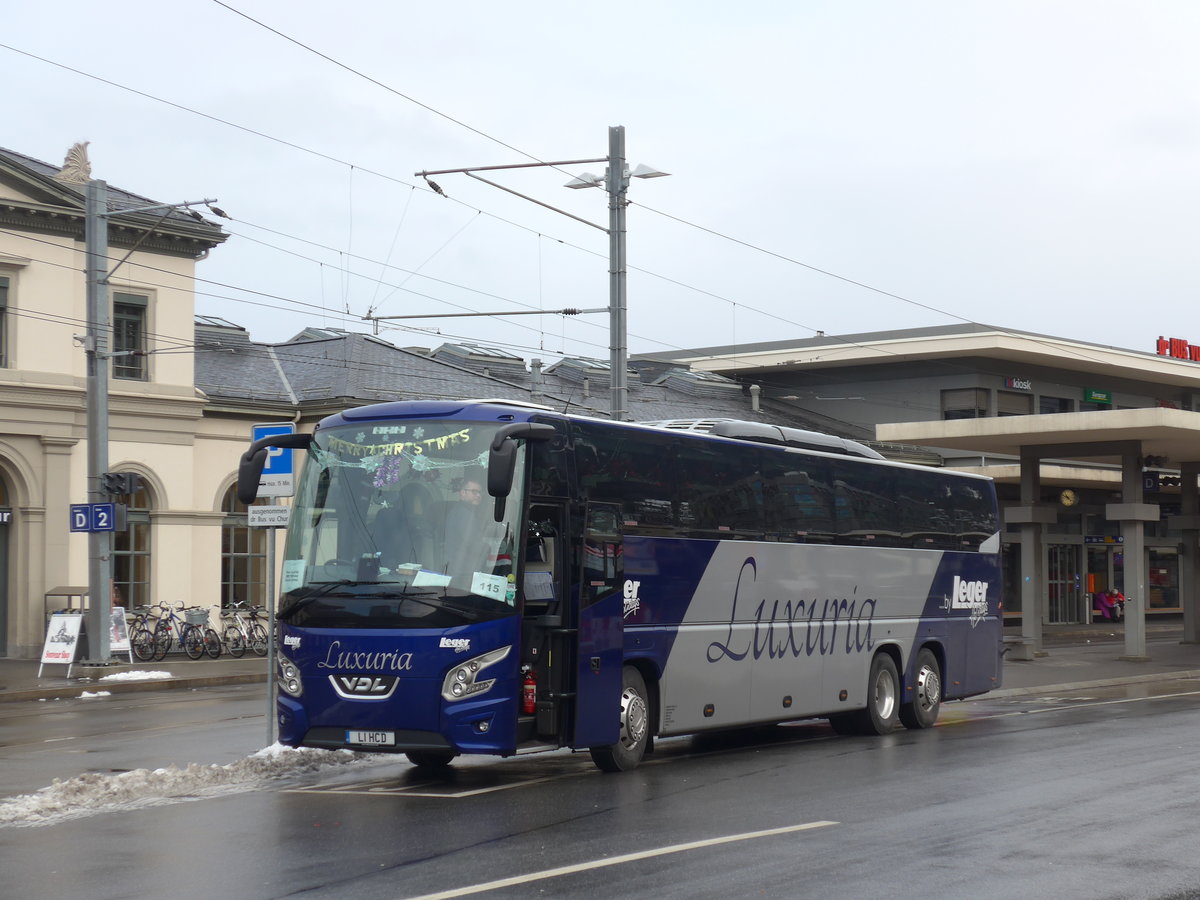 (187'537) - Aus England: Leger, Rotherham - L1 HCD - VDL am 1. Januar 2018 beim Bahnhof Chur