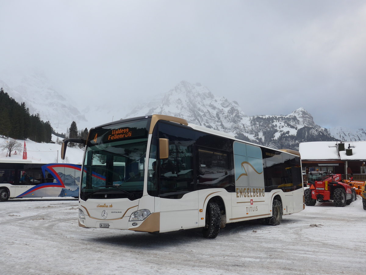 (187'619) - EAB Engelberg - Nr. 4/OW 10'265 - Mercedes am 2. Januar 2018 in Engelberg, Titlisbahnen