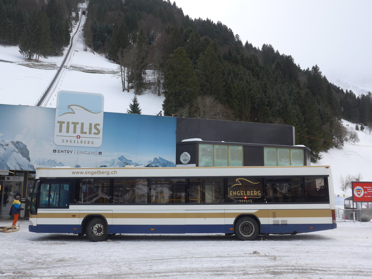 (187'634) - EAB Engelberg - Nr. 3/OW 10'187 - Mercedes/Hess (ex ZVB Zug Nr. 157; ex ZVB Zug Nr. 57) am 2. Januar 2018 in Engelberg, Titlisbahnen