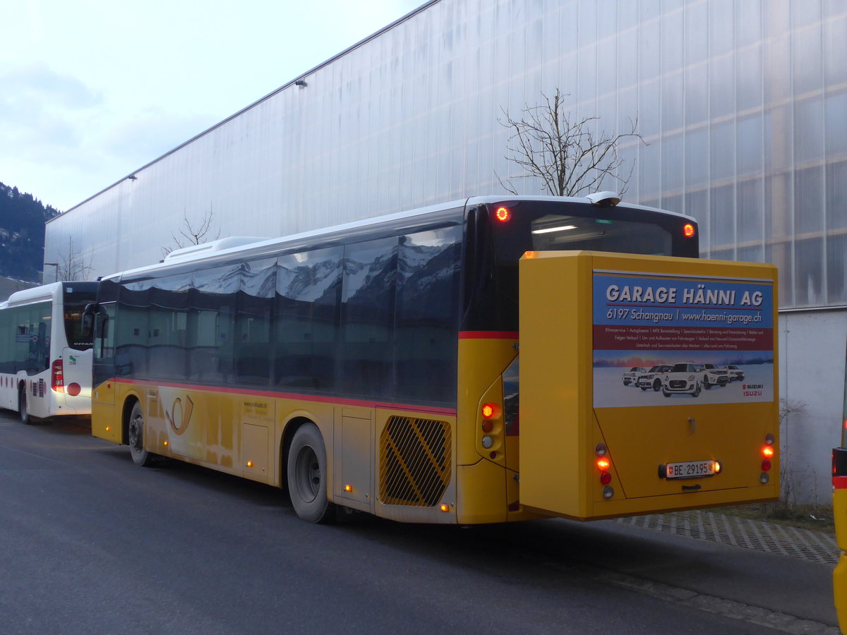 (187'691) - ASK Schangnau - Nr. 4/BE 29'195 - Volvo am 7. Januar 2018 beim Bahnhof Frutigen