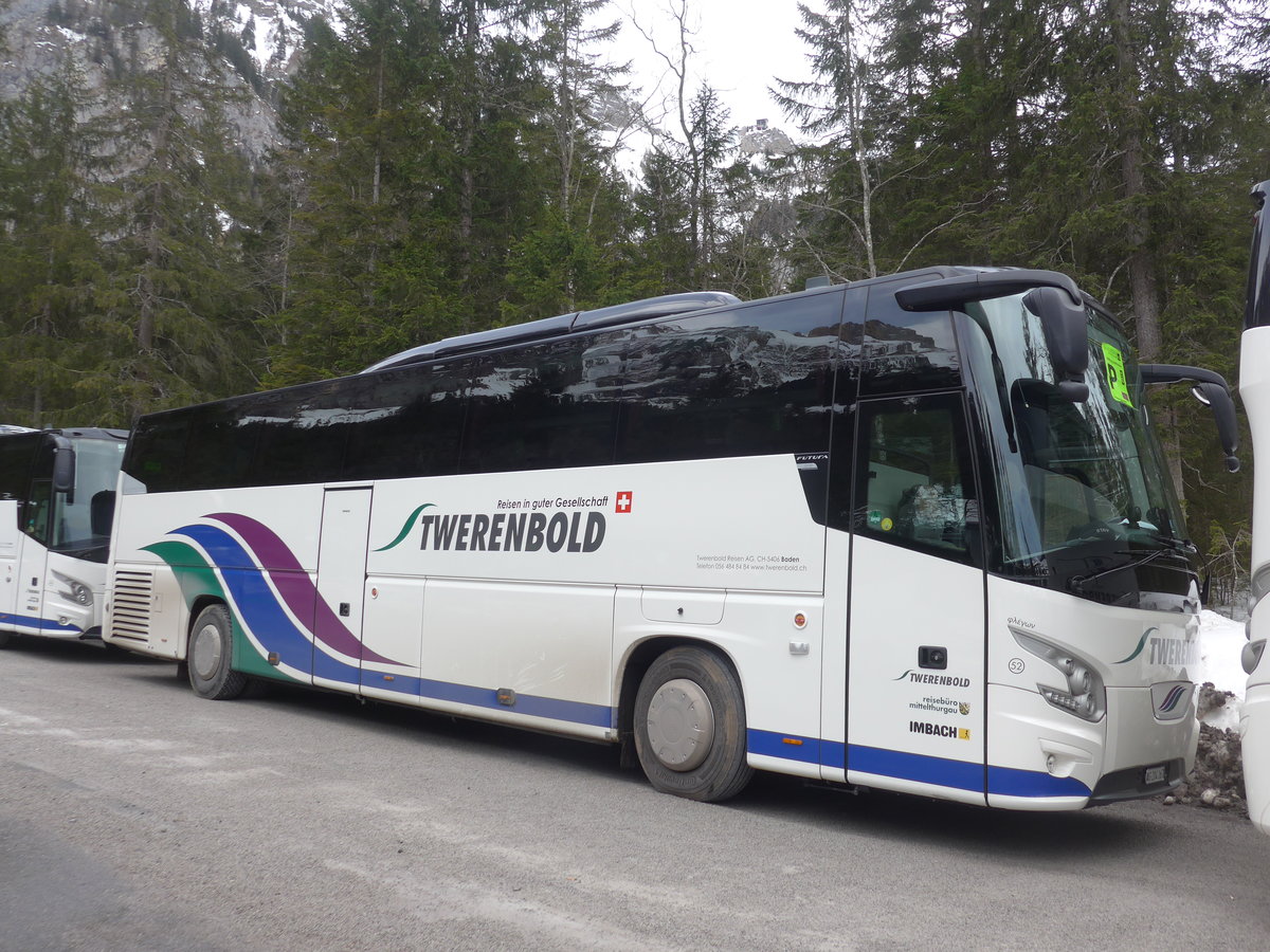 (187'783) - Twerenbold, Baden - Nr. 52/AG 204'167 - VDL am 7. Januar 2018 in Adelboden, Unter dem Birg