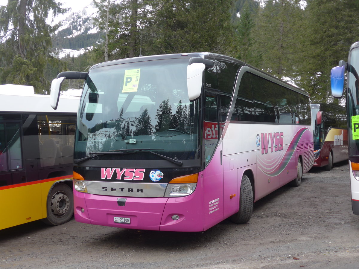 (187'814) - Wyss, Boningen - Nr. 55/SO 21'100 - Setra am 7. Januar 2018 in Adelboden, Unter dem Birg