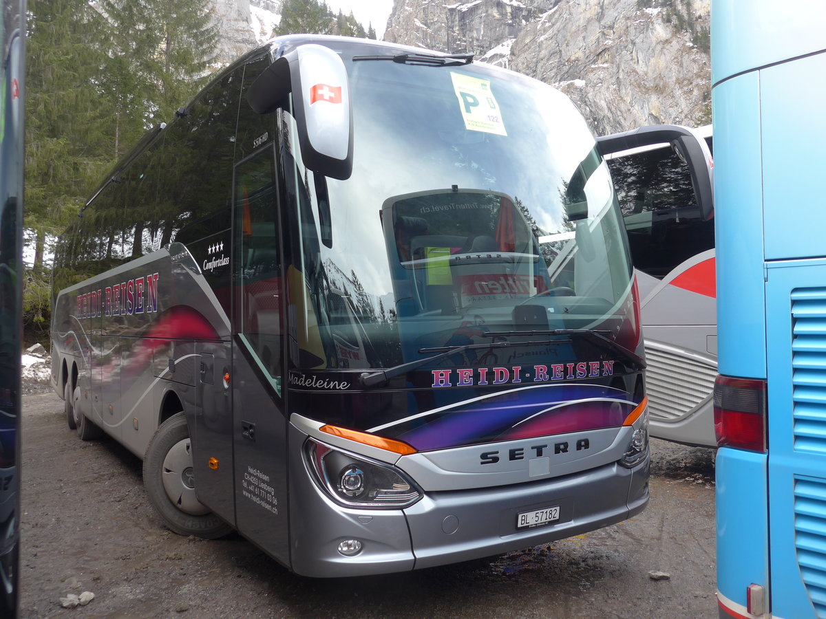 (187'837) - Heidi, Liesberg - BL 57'182 - Setra am 7. Januar 2018 in Adelboden, Unter dem Birg