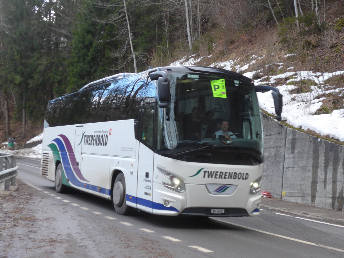 (187'875) - Twerenbold, Baden - Nr. 41/AG 6422 - VDL am 7. Januar 2018 in Achseten, Schmitten