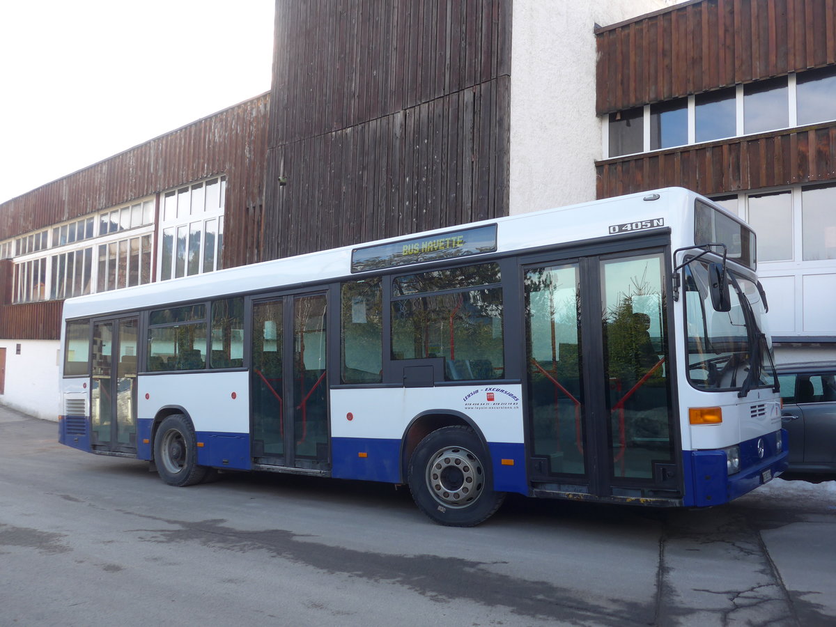 (187'947) - Leysin-Excursions, Leysin - VD 382'719 - Mercedes (ex AAGL Liestal Nr. 54) am 14. Januar 2018 in Leysin, Garage