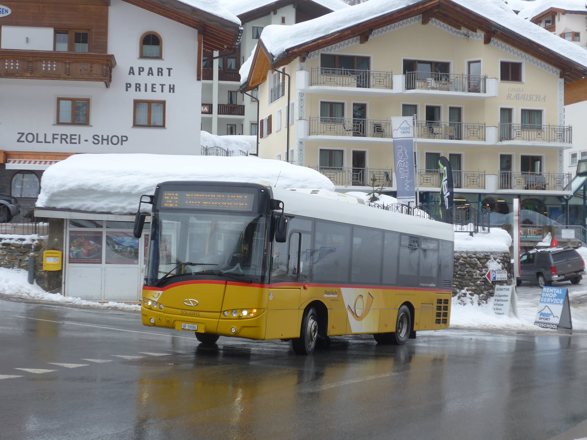 (188'788) - Jenal, Samnaun - GR 59'086 - Solaris (ex Zegg, Samnaun; ex Bossi&Hemmi, Tiefencastel) am 16. Februar 2018 in Samnaun, Ravaisch