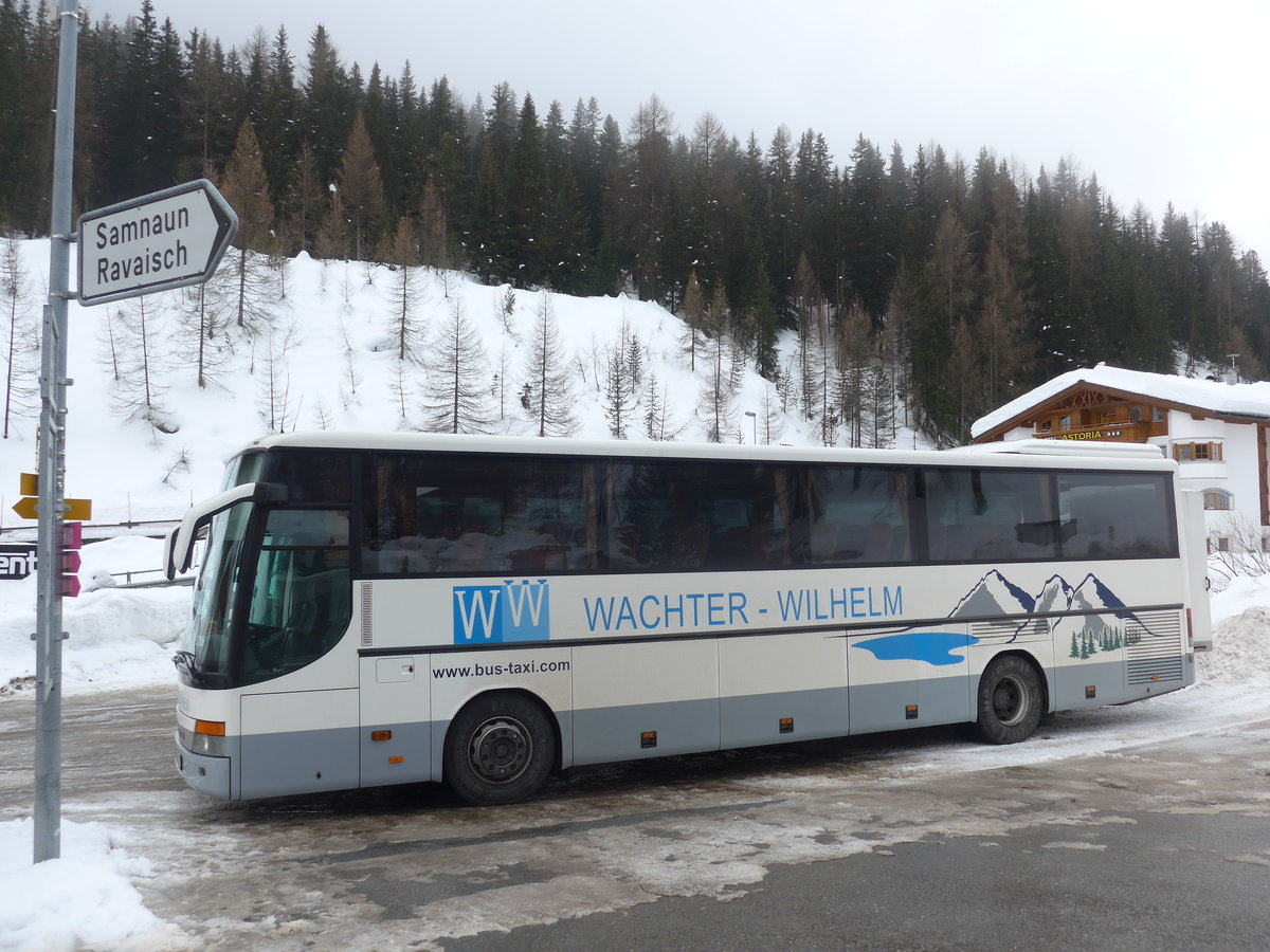 (188'791) - Aus Oesterreich: Wachter-Wilhelm, Pfunds - LA 1 RUL - Setra am 16. Februar 2018 in Samnaun, Ravaisch