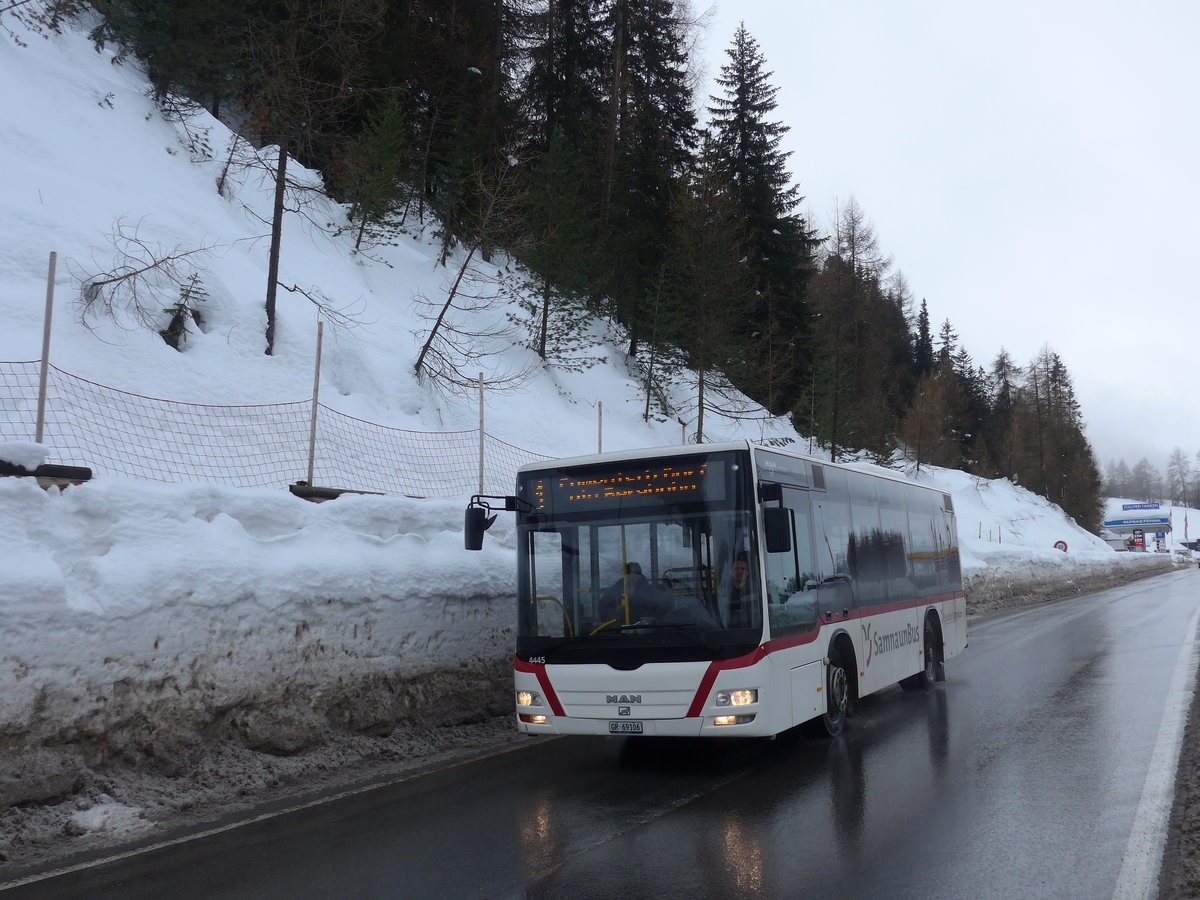 (188'795) - Jenal, Samnaun - GR 69'106 - MAN/Gppel (ex Zegg, Samnaun) am 16. Februar 2018 in Samnaun, Ravaisch