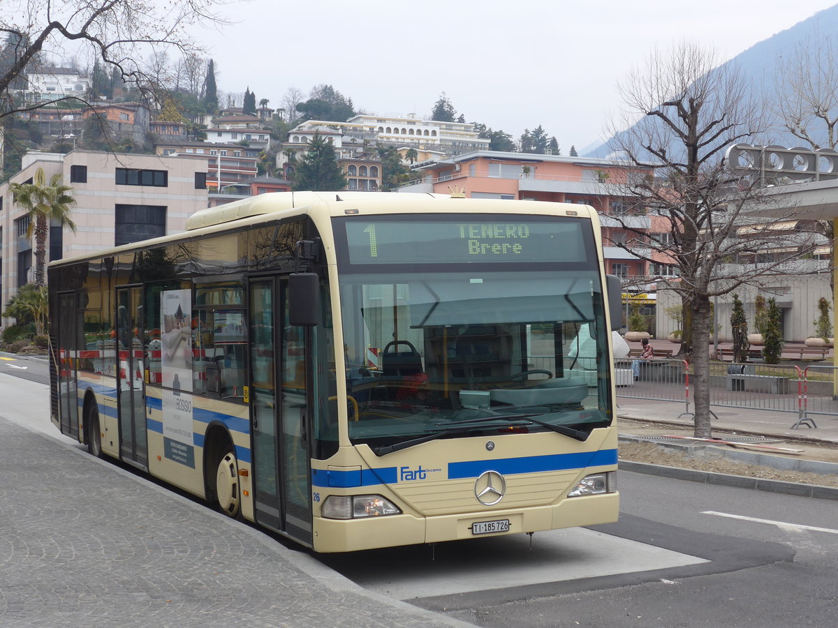 (188'845) - FART Locarno - Nr. 26/TI 185'726 - Mercedes am 17. Februar 2018 in Ascona, Post