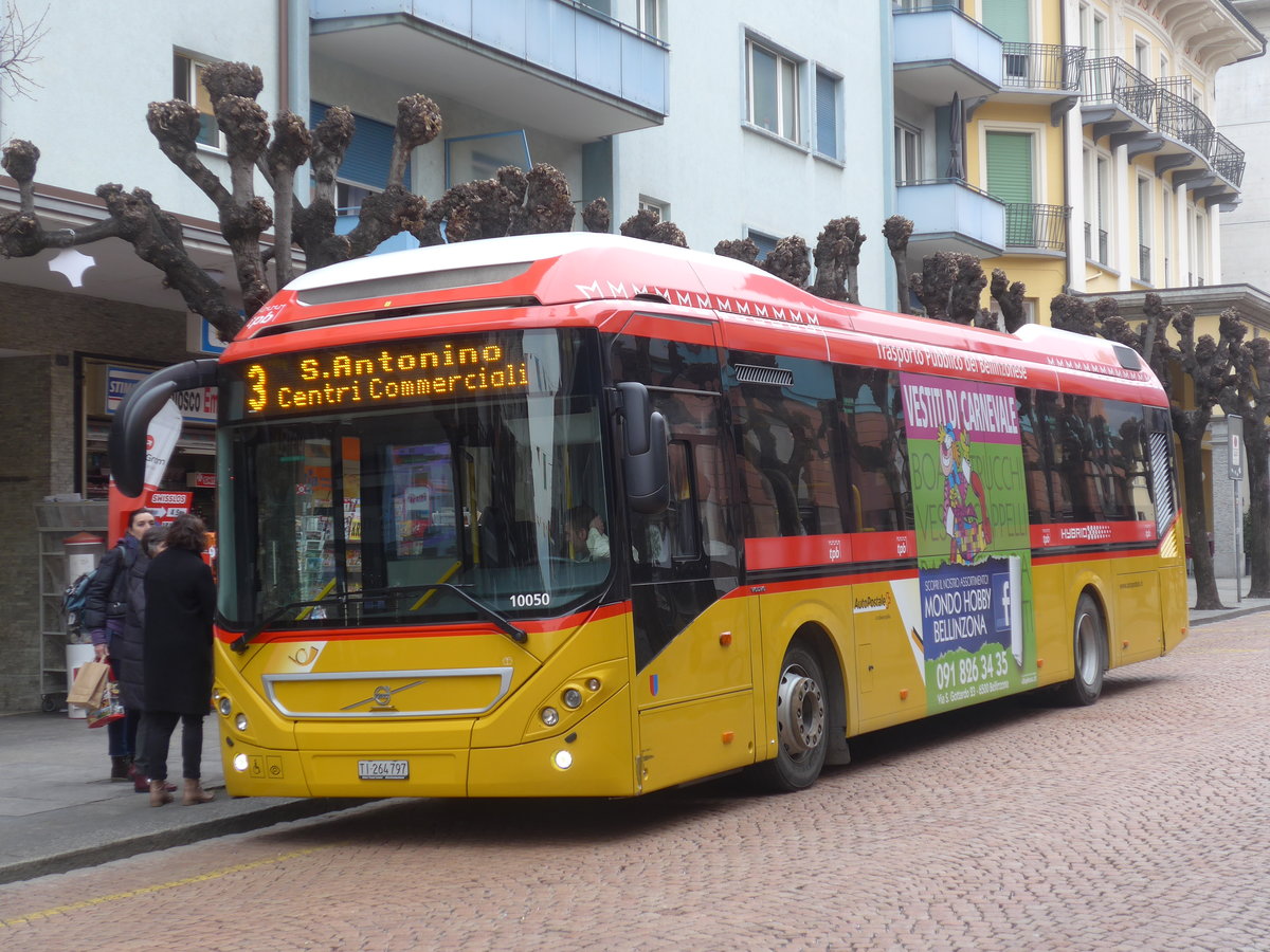 (188'862) - AutoPostale Ticino - TI 264'797 - Volvo am 17. Februar 2018 beim Bahnhof Bellinzona