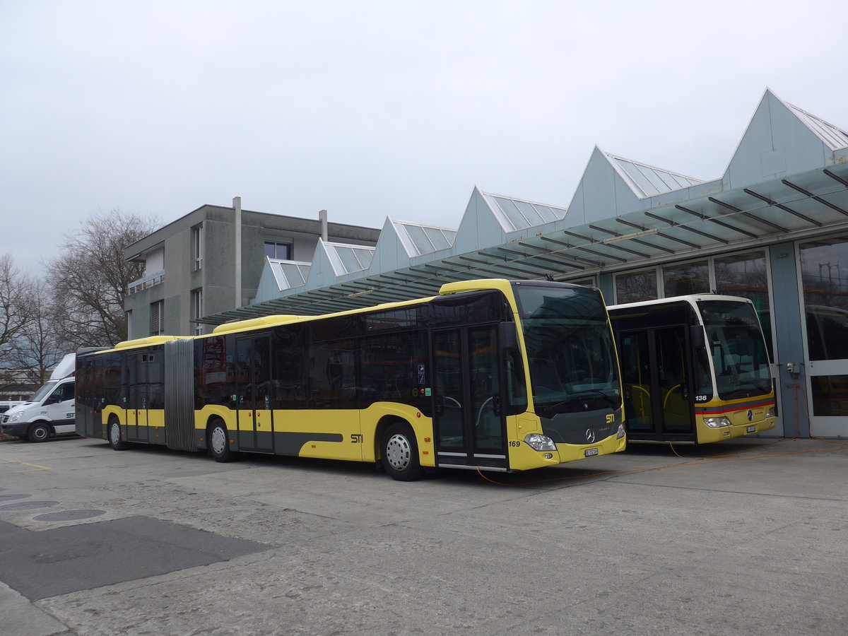 (188'960) - STI Thun - Nr. 169/BE 752'169 - Mercedes am 25. Februar 2018 in Thun, Garage