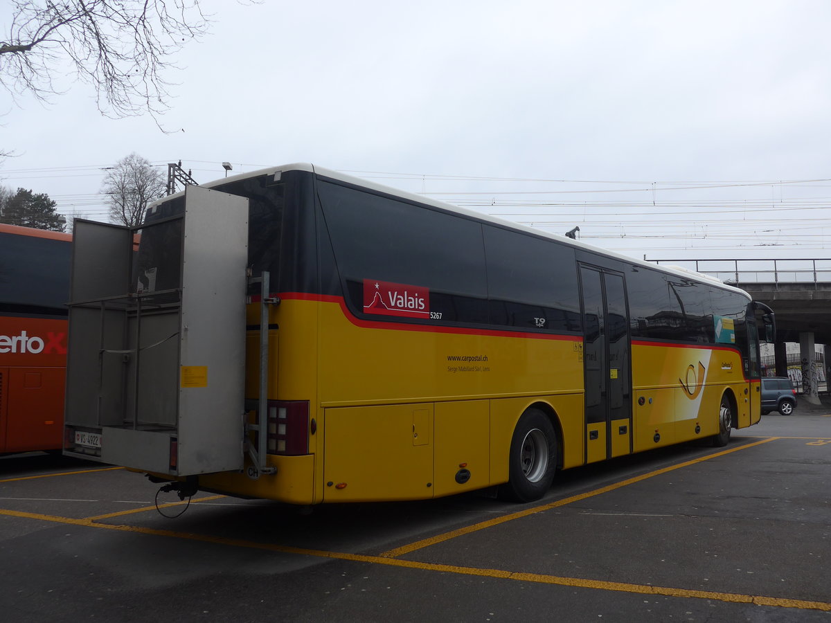 (189'426) - Mabillard, Lens - VS 4922 - Van Hool am 17. Mrz 2018 in Bern, Schtzenmatte